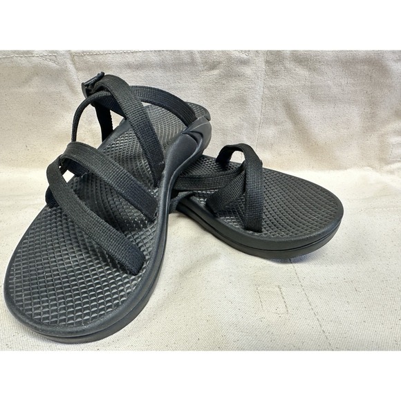 Chaco Shoes - Chaco Women's Sandals Size 7 Black Adjustable Strap Slip On Outdoor Hiking
